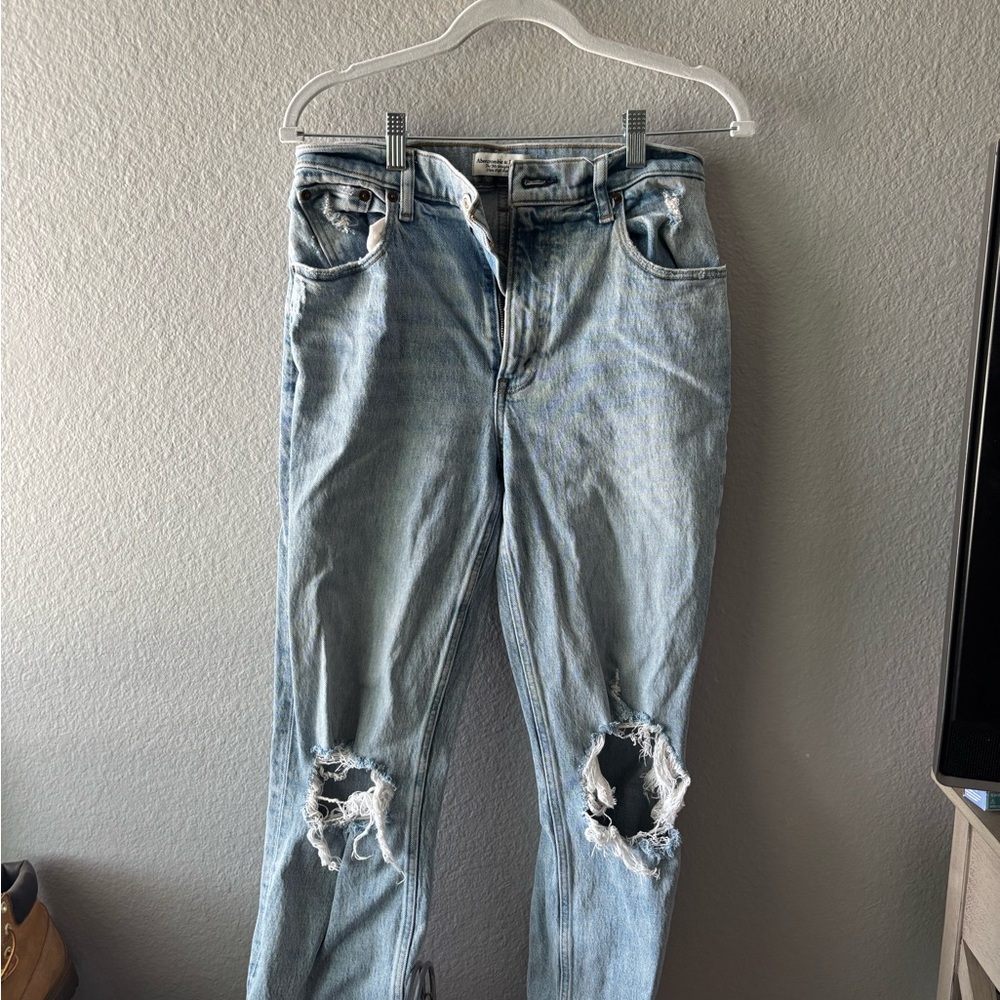 Abercrombie & Fitch Light Blue 90’s Straight Jeans
